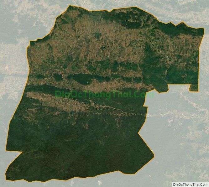 Bản đồ vệ tinh xã Chiềng Xuân, huyện Vân Hồ