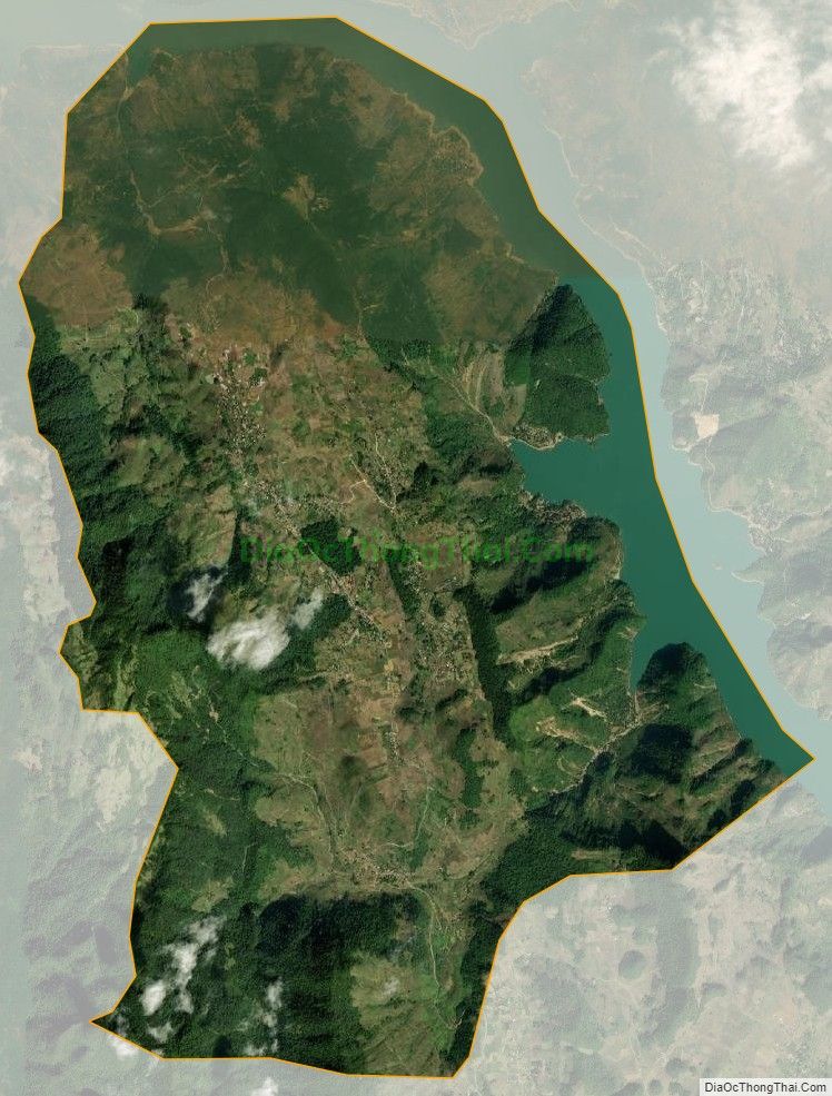 Bản đồ vệ tinh xã Liên Hòa, huyện Vân Hồ
