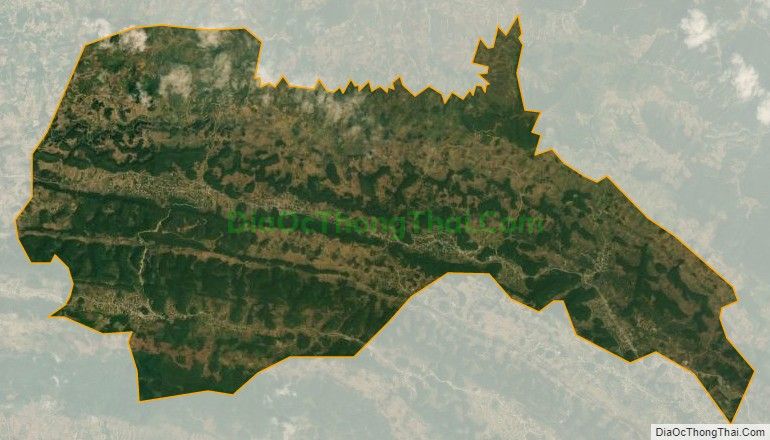 Bản đồ vệ tinh xã Lóng Luông, huyện Vân Hồ