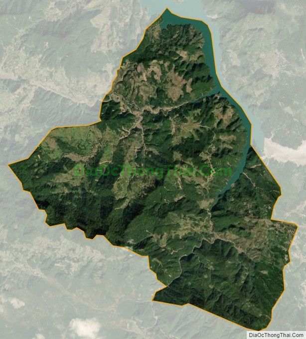 Bản đồ vệ tinh xã Quang Minh, huyện Vân Hồ