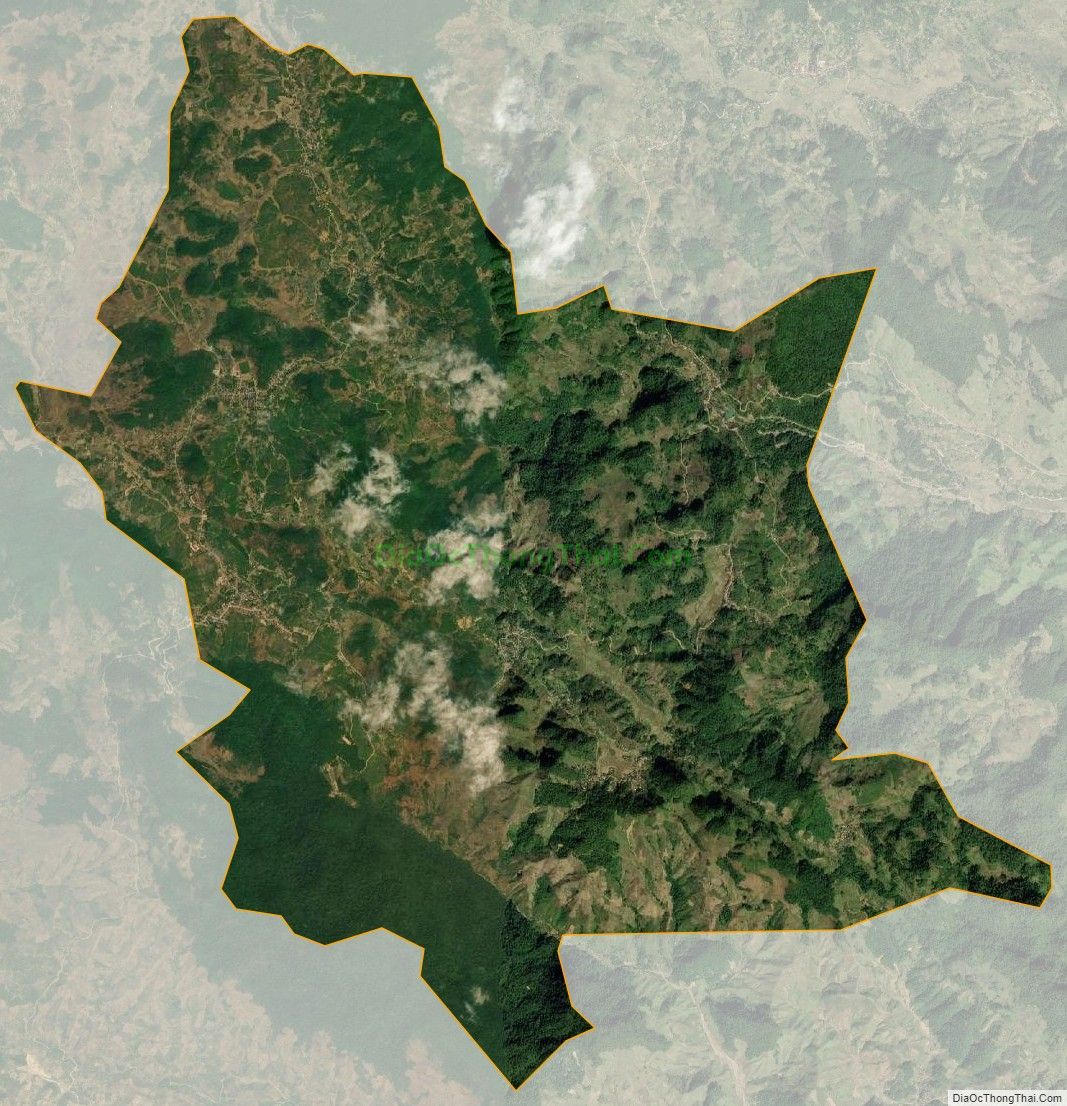 Bản đồ vệ tinh xã Tô Múa, huyện Vân Hồ