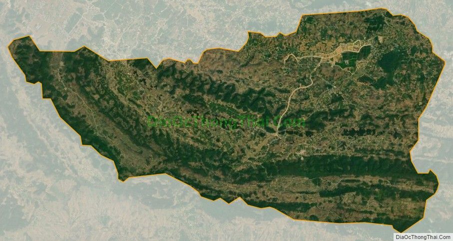 Bản đồ vệ tinh xã Vân Hồ, huyện Vân Hồ