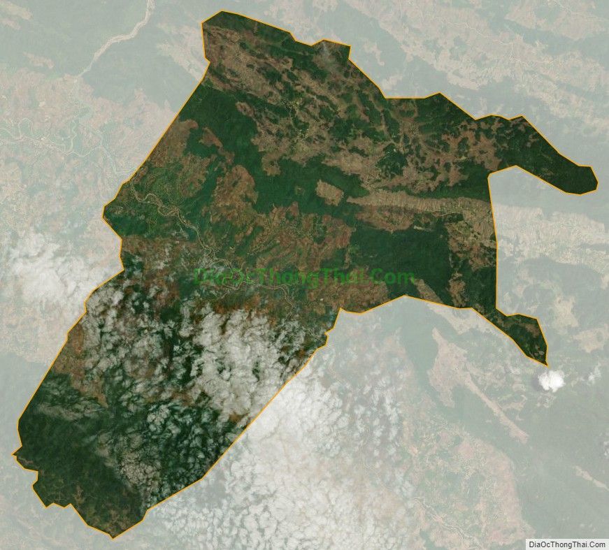 Bản đồ vệ tinh xã Chiềng Hặc, huyện Yên Châu