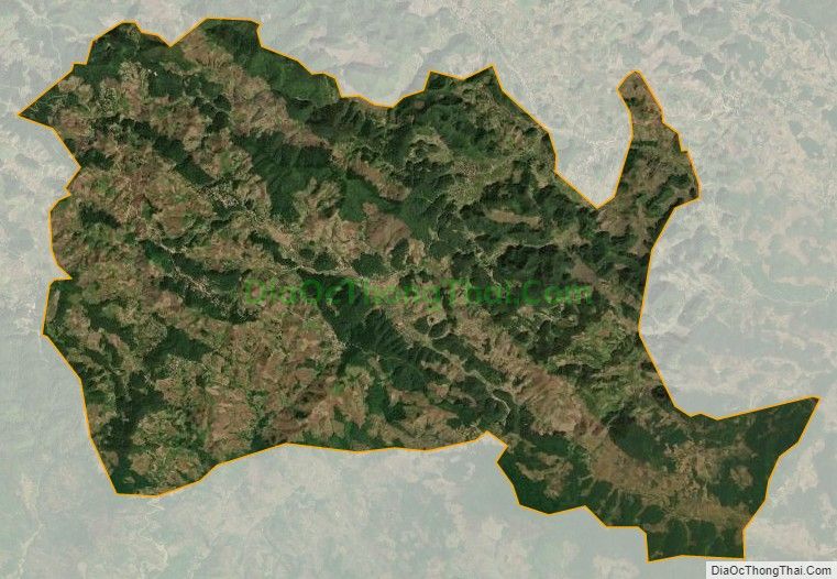 Bản đồ vệ tinh xã Chiềng On, huyện Yên Châu