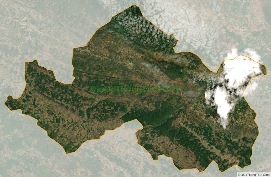 Bản đồ vệ tinh xã Lóng Phiêng, huyện Yên Châu