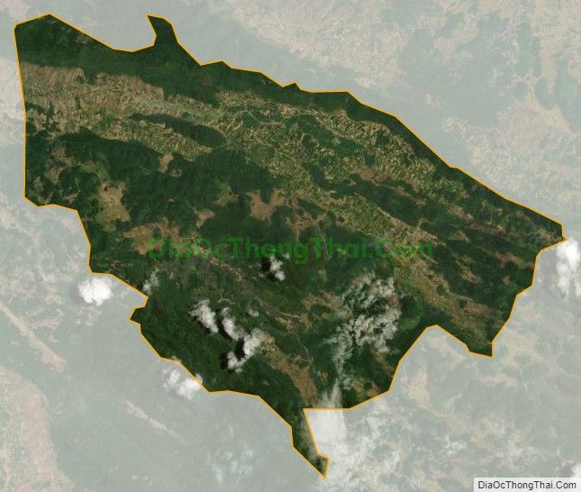 Bản đồ vệ tinh xã Mường Lựm, huyện Yên Châu