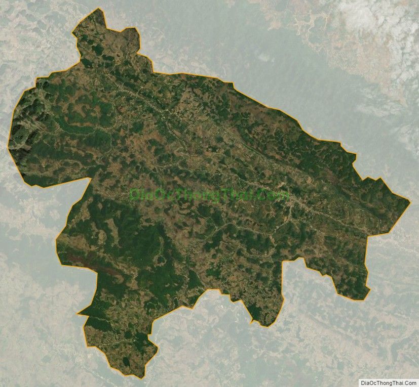 Bản đồ vệ tinh xã Phiêng Khoài, huyện Yên Châu