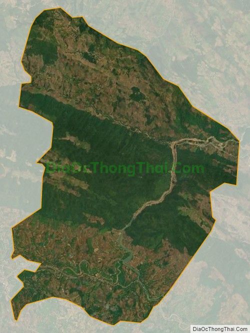 Bản đồ vệ tinh xã Sặp Vạt, huyện Yên Châu