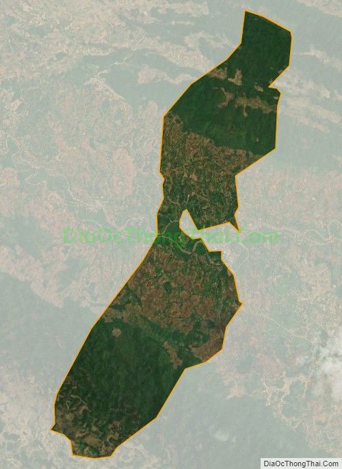 Bản đồ vệ tinh xã Viêng Lán, huyện Yên Châu