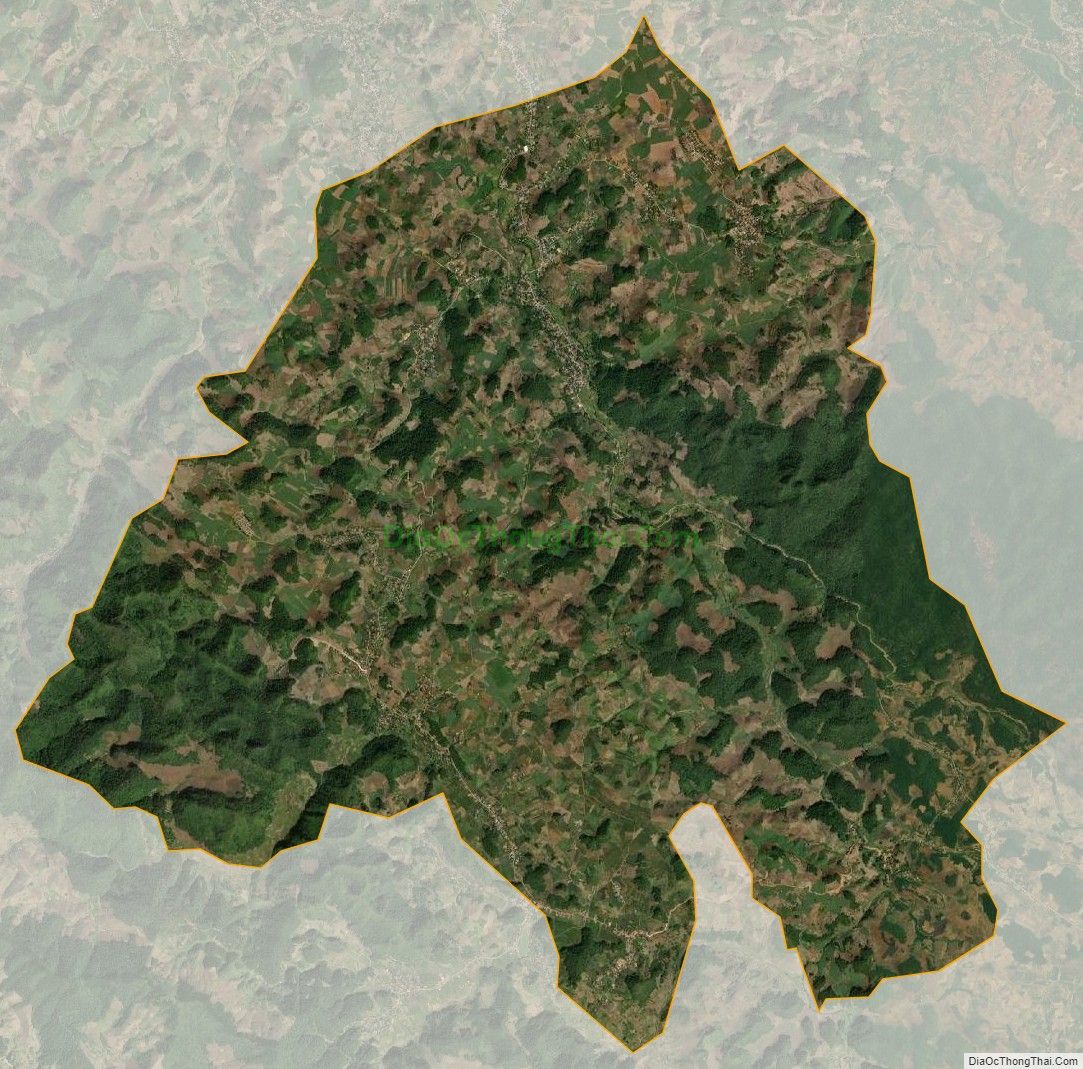 Bản đồ vệ tinh xã Yên Sơn, huyện Yên Châu