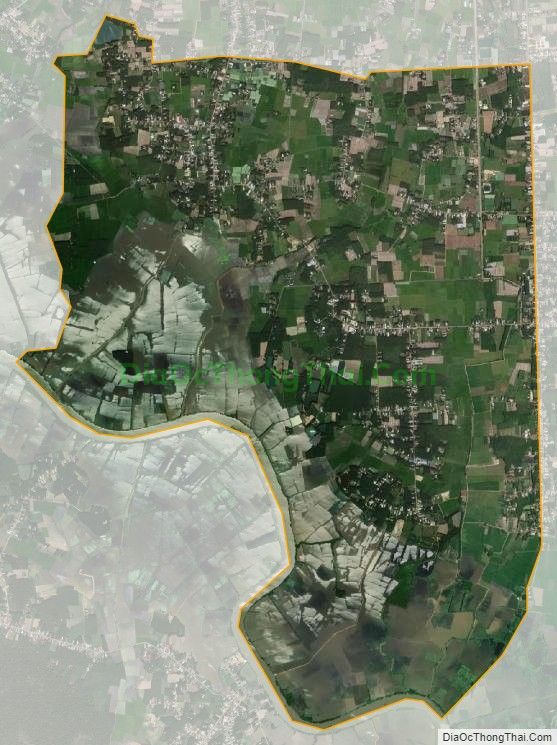 Bản đồ vệ tinh xã An Bình, huyện Châu Thành