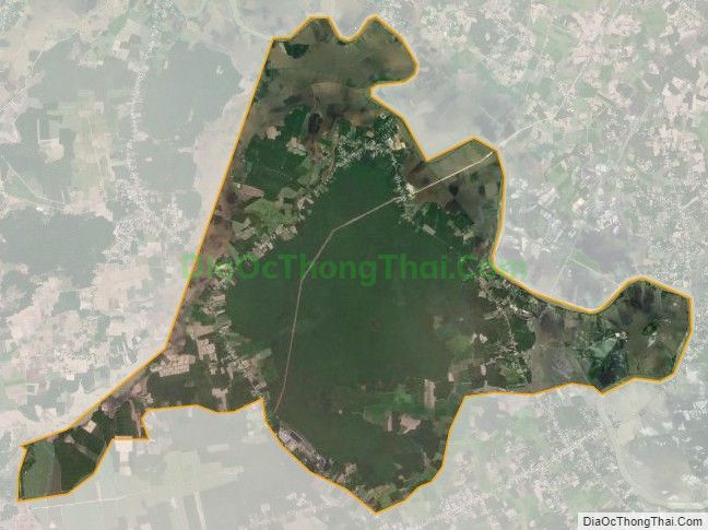 Bản đồ vệ tinh xã Hòa Hội, huyện Châu Thành