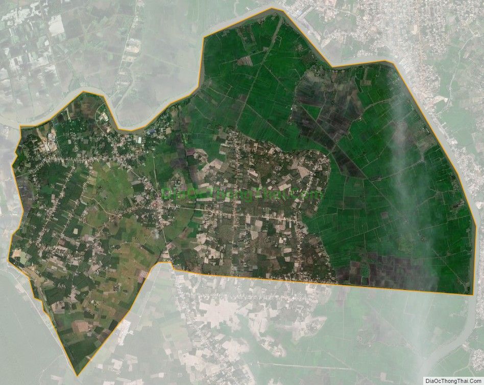 Bản đồ vệ tinh xã Long Vĩnh, huyện Châu Thành
