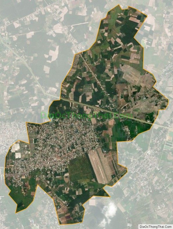 Bản đồ vệ tinh xã Bàu Năng, huyện Dương Minh Châu