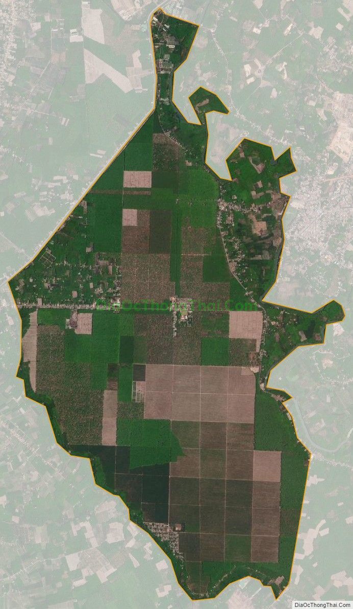 Bản đồ vệ tinh xã Bến Củi, huyện Dương Minh Châu