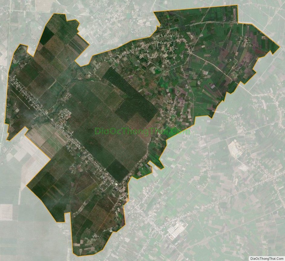 Bản đồ vệ tinh xã Cầu Khởi, huyện Dương Minh Châu