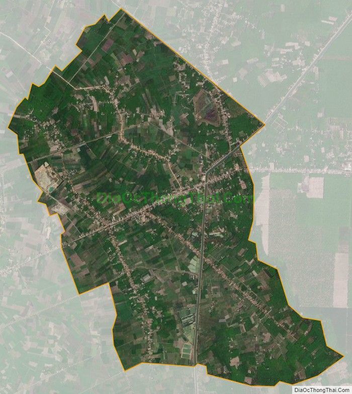 Bản đồ vệ tinh xã Lộc Ninh, huyện Dương Minh Châu