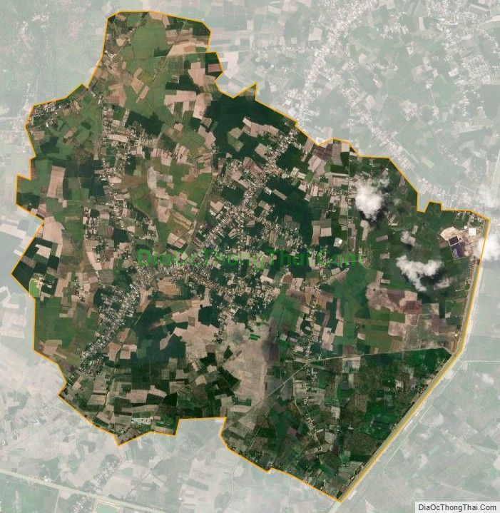 Bản đồ vệ tinh xã Phan, huyện Dương Minh Châu