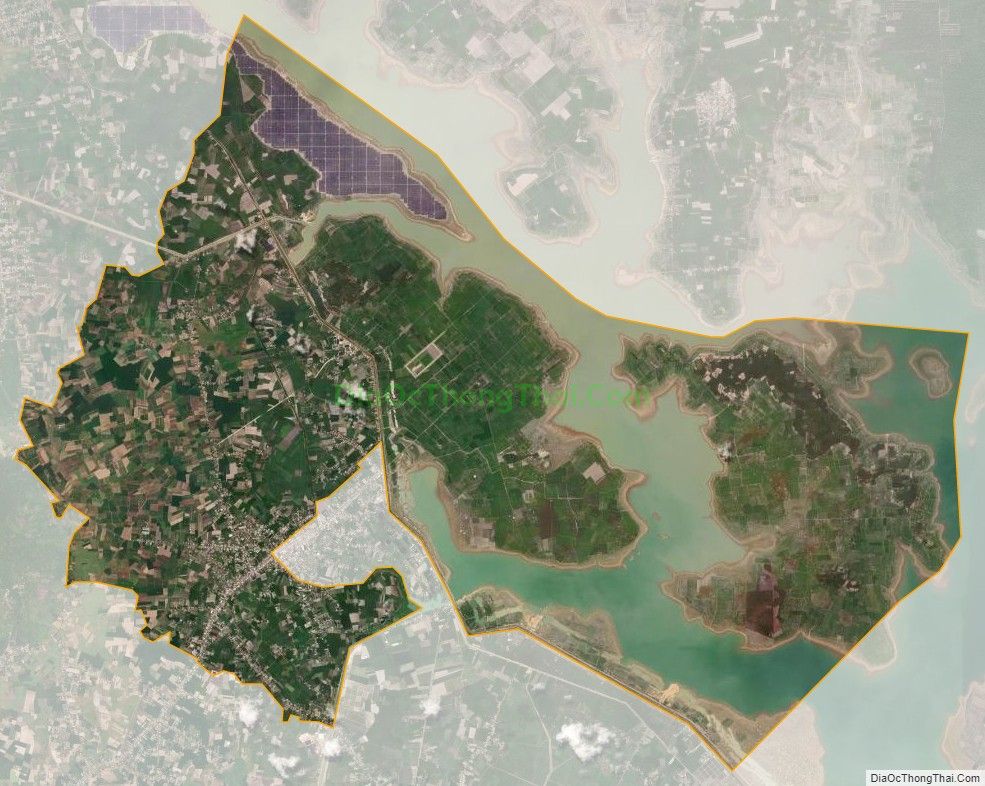 Bản đồ vệ tinh xã Suối Đá, huyện Dương Minh Châu