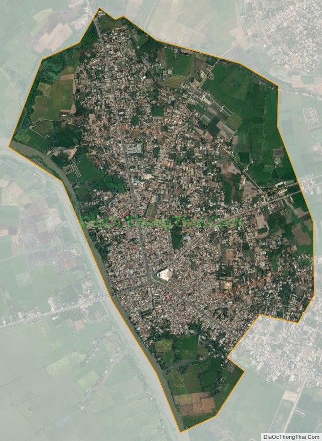 Bản đồ vệ tinh Thị trấn Gò Dầu, huyện Gò Dầu