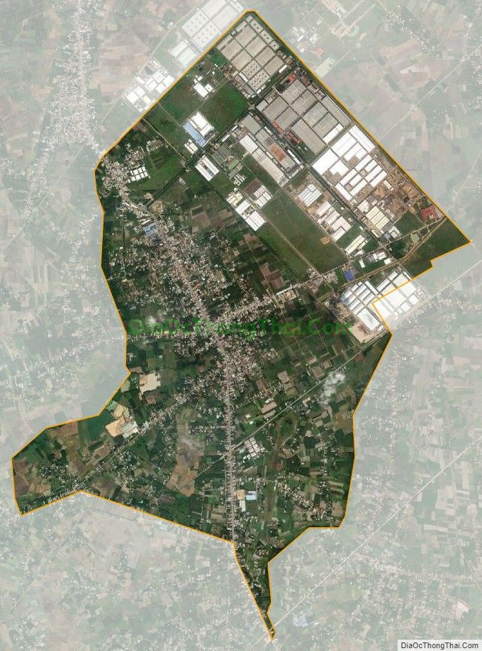Bản đồ vệ tinh xã Phước Đông, huyện Gò Dầu