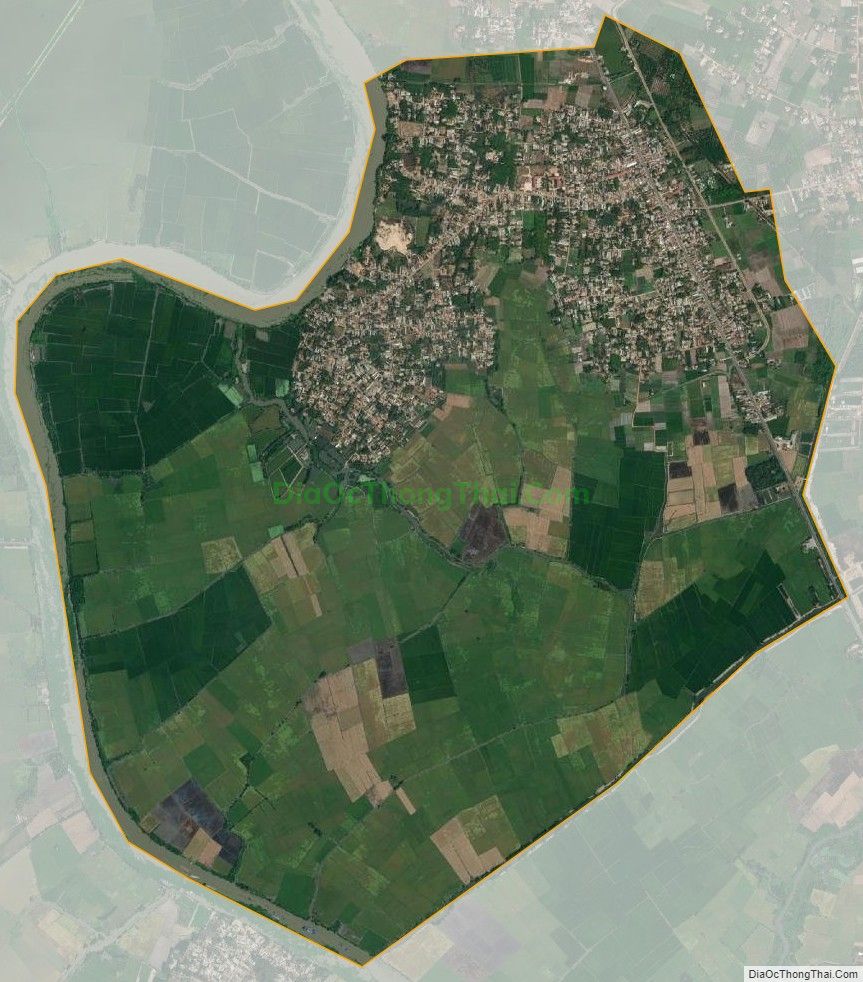 Bản đồ vệ tinh xã Phước Trạch, huyện Gò Dầu