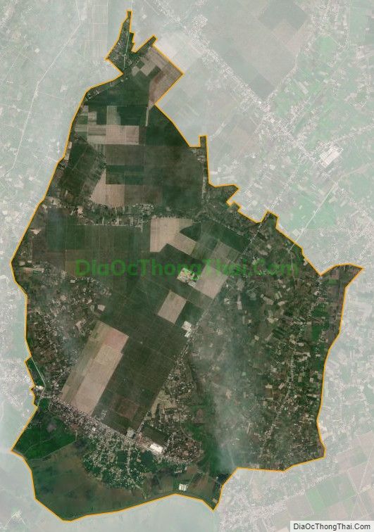 Bản đồ vệ tinh xã Thạnh Đức, huyện Gò Dầu