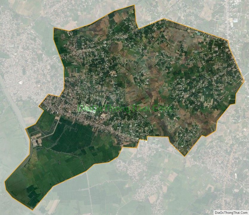 Bản đồ vệ tinh xã Thanh Phước, huyện Gò Dầu
