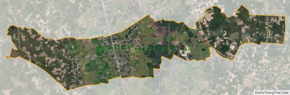Bản đồ vệ tinh xã Mỏ Công, huyện Tân Biên