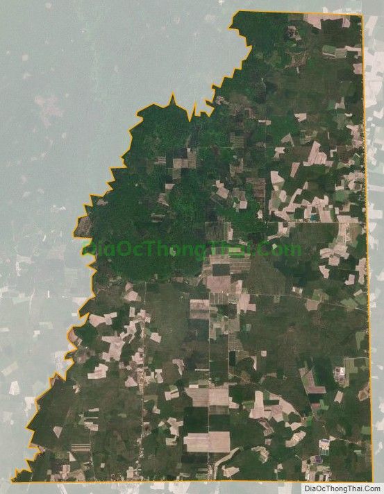 Bản đồ vệ tinh xã Thạnh Bắc, huyện Tân Biên