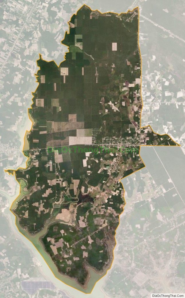 Bản đồ vệ tinh xã Suối Dây, huyện Tân Châu