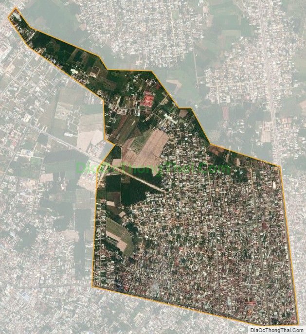 Bản đồ vệ tinh phường Hiệp Ninh, thành phố Tây Ninh