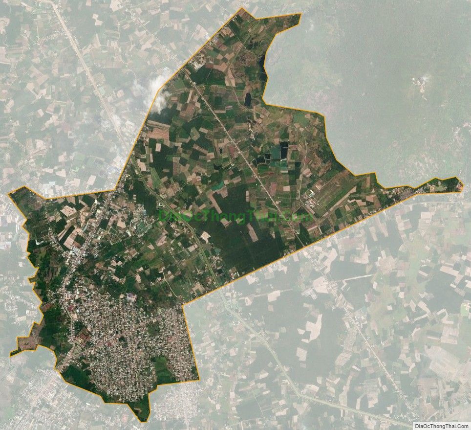 Bản đồ vệ tinh phường Ninh Sơn, thành phố Tây Ninh