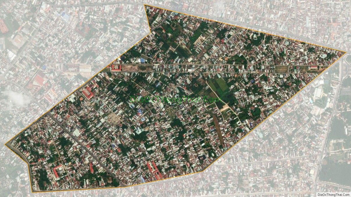 Bản đồ vệ tinh Phường 4, thành phố Tây Ninh