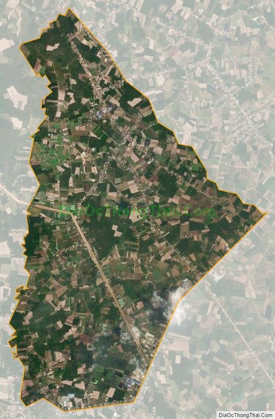 Bản đồ vệ tinh xã Tân Bình, thành phố Tây Ninh