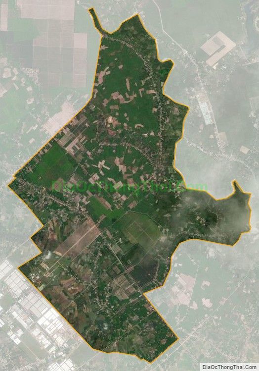 Bản đồ vệ tinh xã Đôn Thuận, thị xã Trảng Bàng