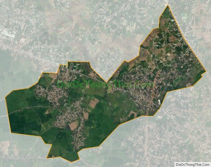 Bản đồ vệ tinh phường Gia Bình, thị xã Trảng Bàng