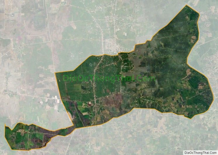 Bản đồ vệ tinh xã Phước Chỉ, thị xã Trảng Bàng