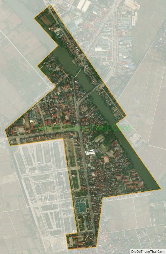 Bản đồ vệ tinh Thị trấn Đông Hưng, huyện Đông Hưng