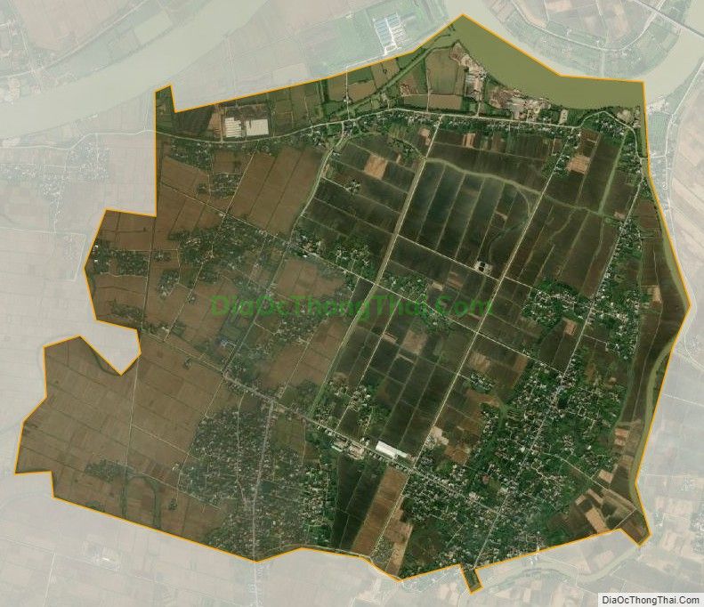 Bản đồ vệ tinh xã Quốc Tuấn, huyện Kiến Xương