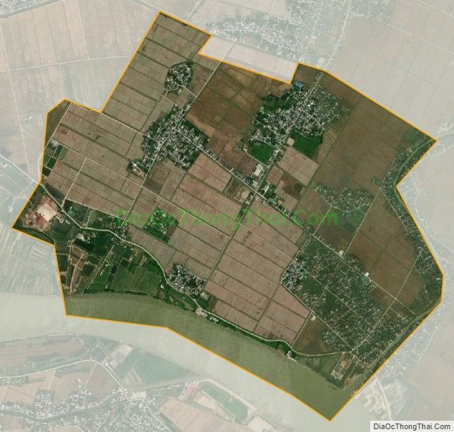 Bản đồ vệ tinh xã Vũ Bình, huyện Kiến Xương