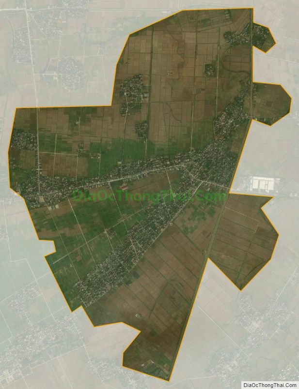 Bản đồ vệ tinh xã Vũ Lễ, huyện Kiến Xương