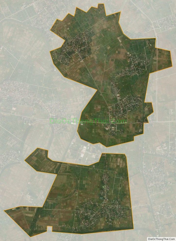 Bản đồ vệ tinh xã An Ấp, huyện Quỳnh Phụ