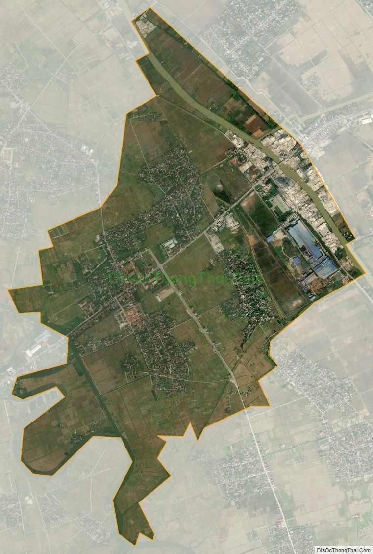 Bản đồ vệ tinh Thị trấn An Bài, huyện Quỳnh Phụ