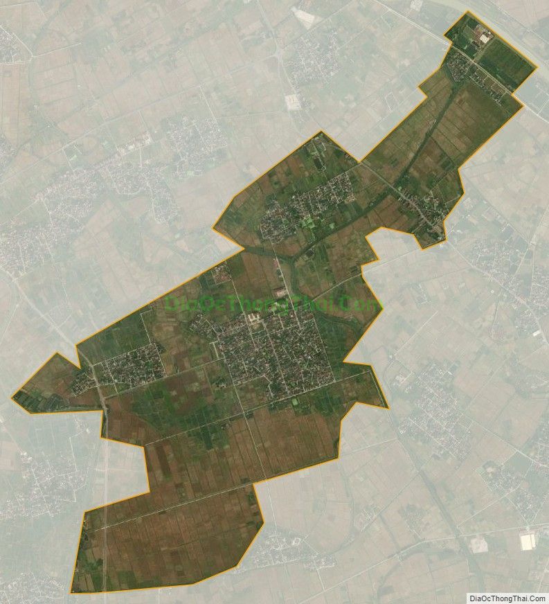 Bản đồ vệ tinh xã An Cầu, huyện Quỳnh Phụ