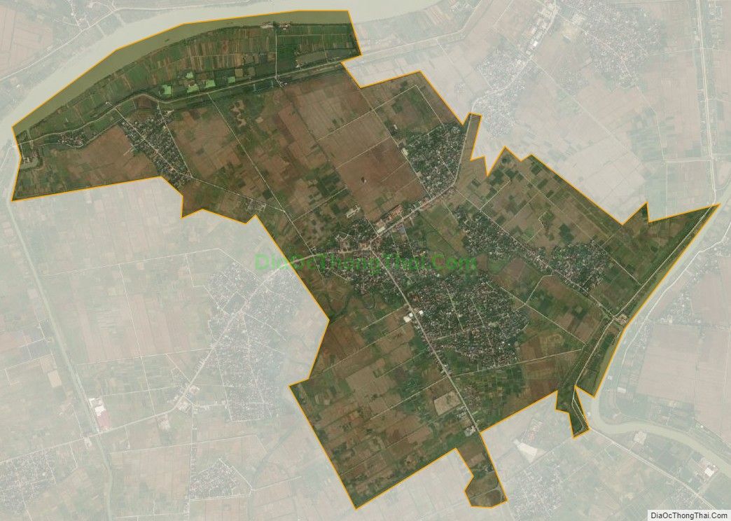 Bản đồ vệ tinh xã An Đồng, huyện Quỳnh Phụ