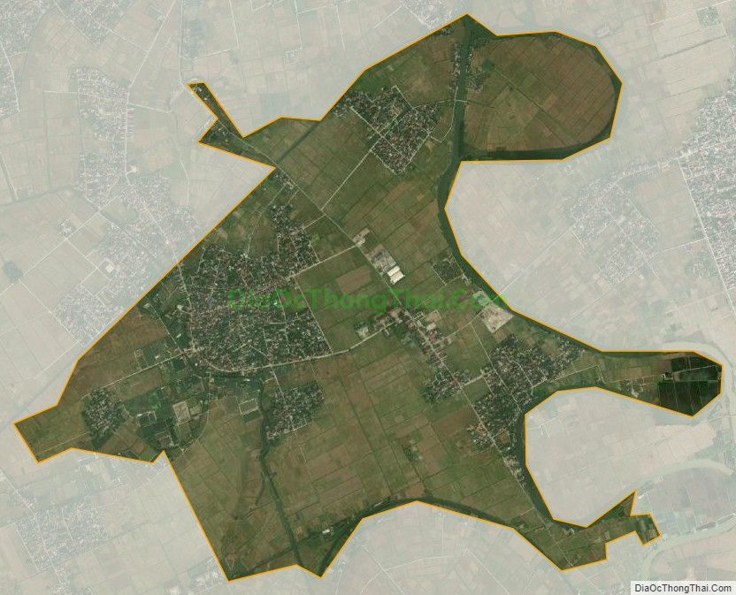 Bản đồ vệ tinh xã An Dục, huyện Quỳnh Phụ