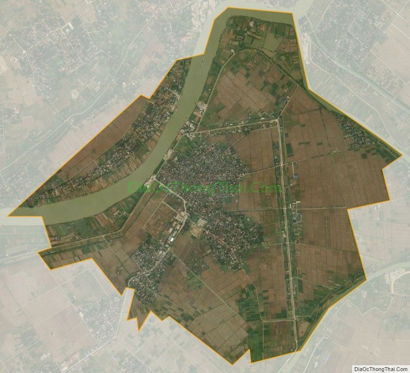Bản đồ vệ tinh xã An Khê, huyện Quỳnh Phụ