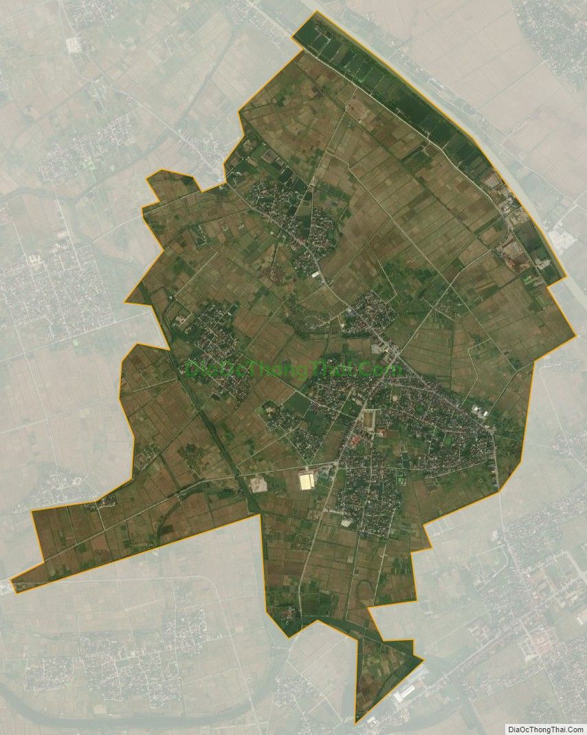 Bản đồ vệ tinh xã An Ninh, huyện Quỳnh Phụ