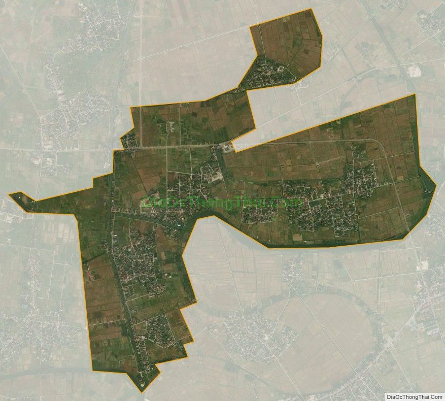 Bản đồ vệ tinh xã An Quý, huyện Quỳnh Phụ